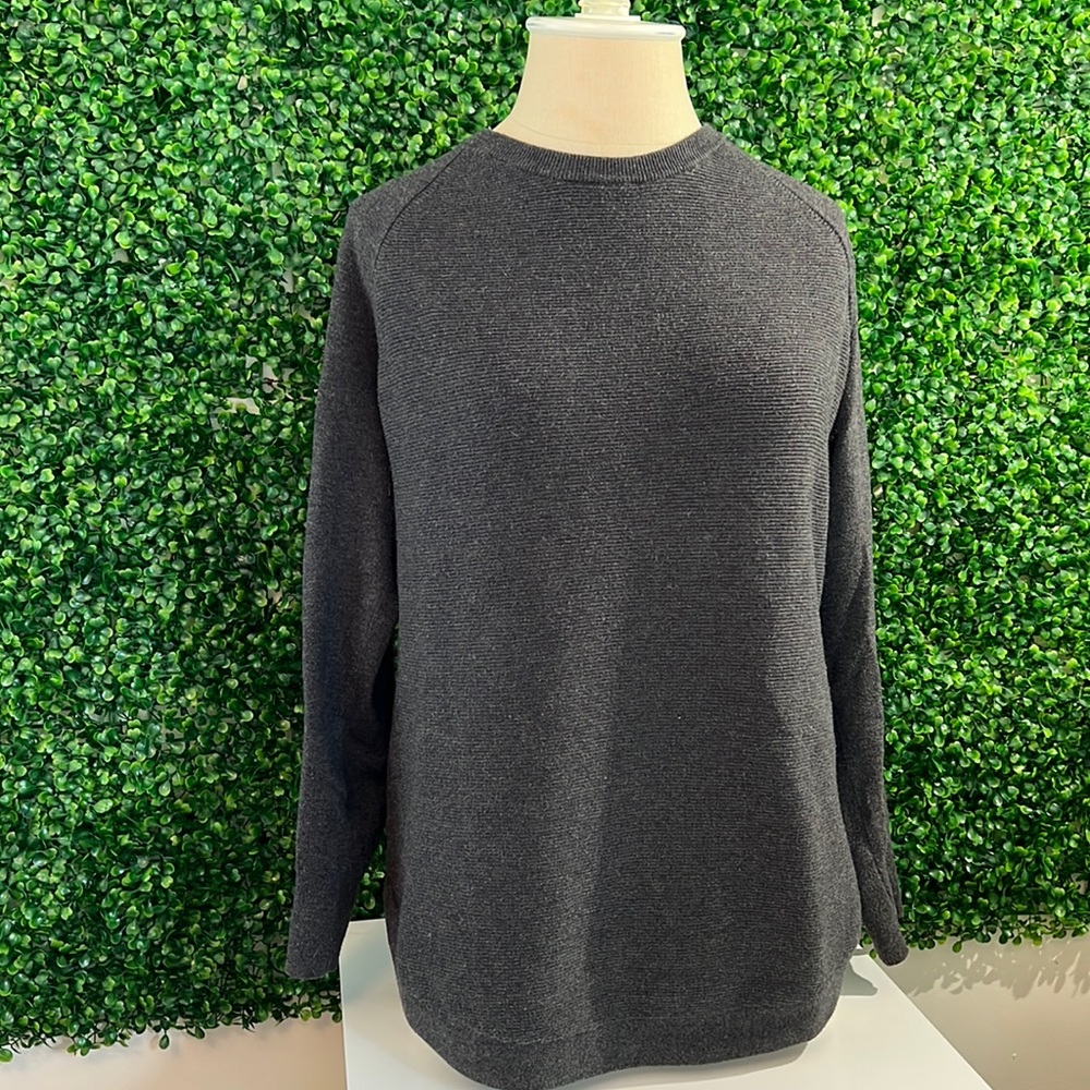 Athleta Long Sleeve Sweater In Gray